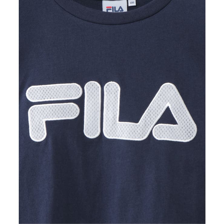 【WEB限定】【キッズ】FILA フィラ 袖メッシュT（130~160cm）