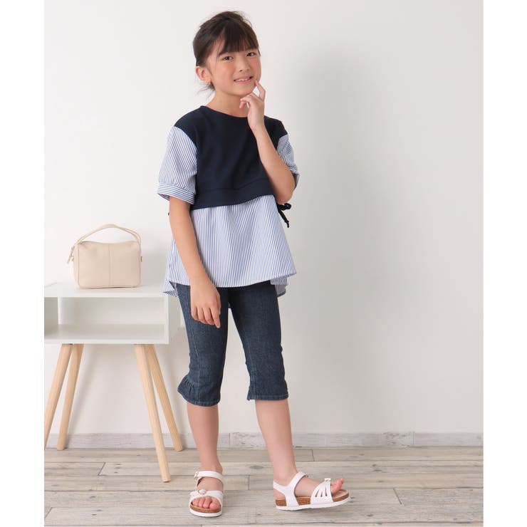 【親子コーデ】カットミラノベストレイヤードプルオーバー（120~150cm） | ikka  | 詳細画像5 