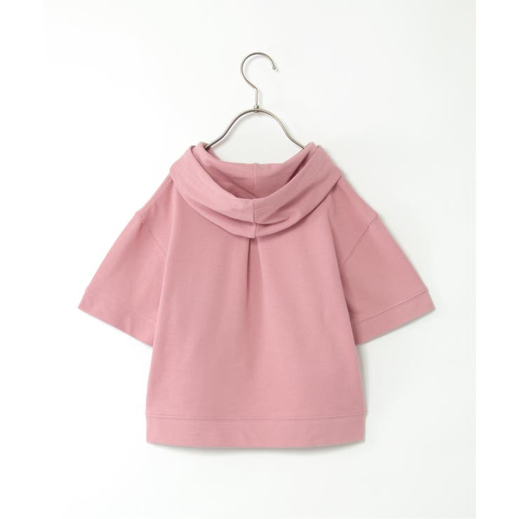 【親子コーデ】コットンUSA鹿の子パーカー（120~160cm） | ikka  | 詳細画像8 