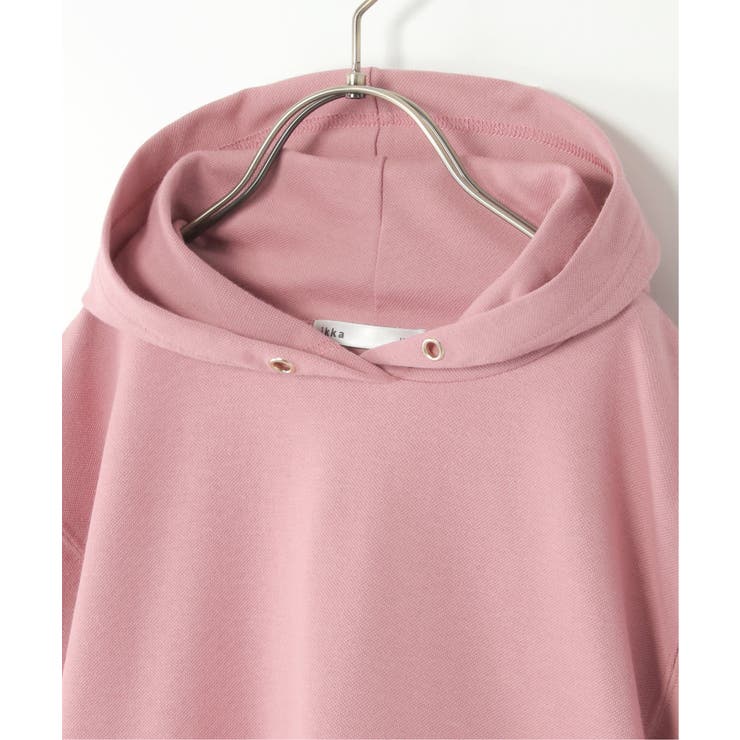 【親子コーデ】コットンUSA鹿の子パーカー（120~160cm） | ikka  | 詳細画像11 