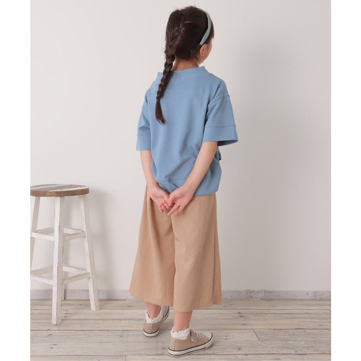 【親子コーデ】鹿の子ワイドネックプルオーバー（120~160cm） | ikka  | 詳細画像8 