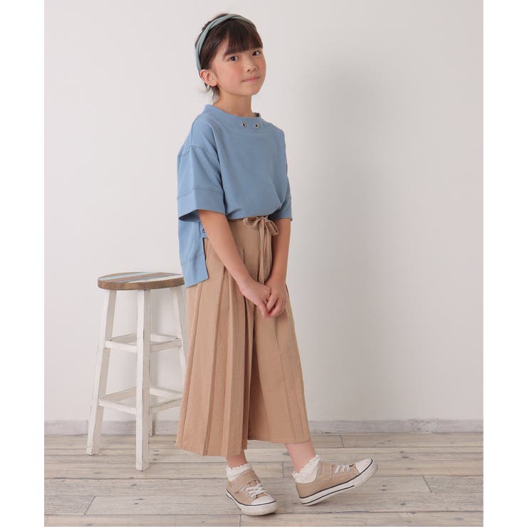 【親子コーデ】鹿の子ワイドネックプルオーバー（120~160cm） | ikka  | 詳細画像6 