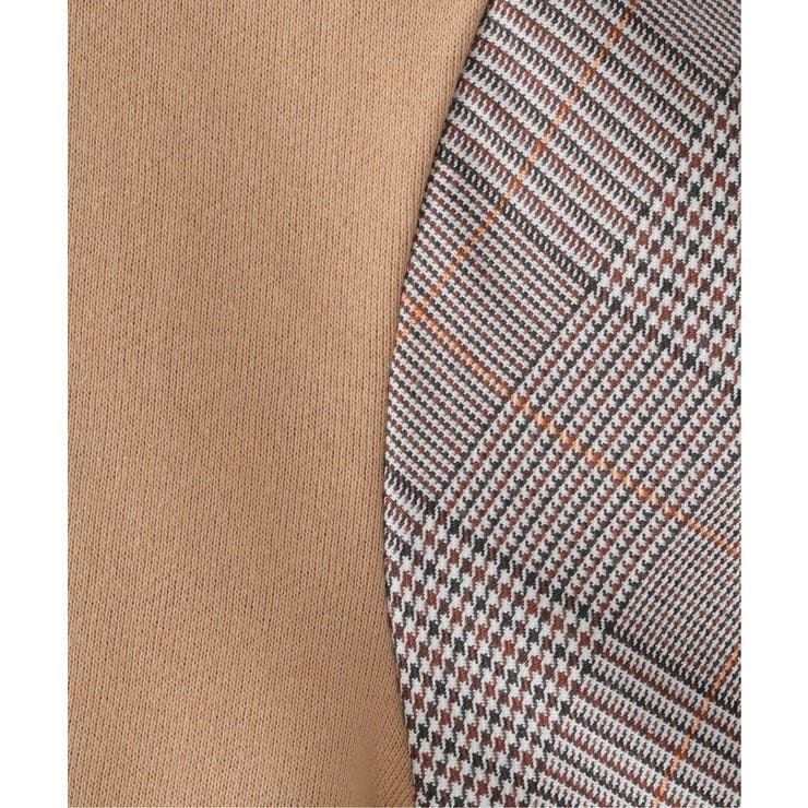 袖チェックフリル襟プルオーバー（120~160cm） | ikka  | 詳細画像18 