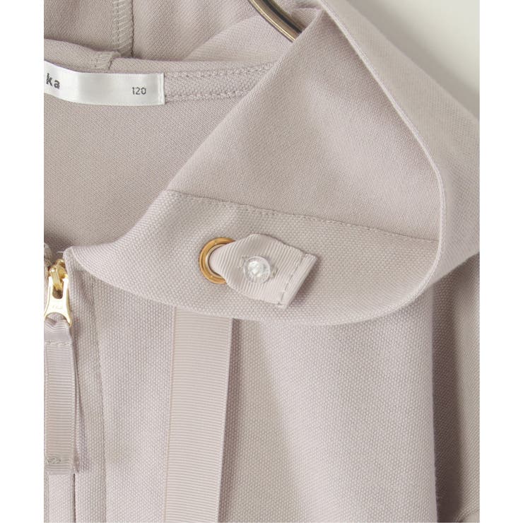 【親子コーデ】コットンUSA鹿の子ジップパーカー（120~160cm） | ikka  | 詳細画像10 