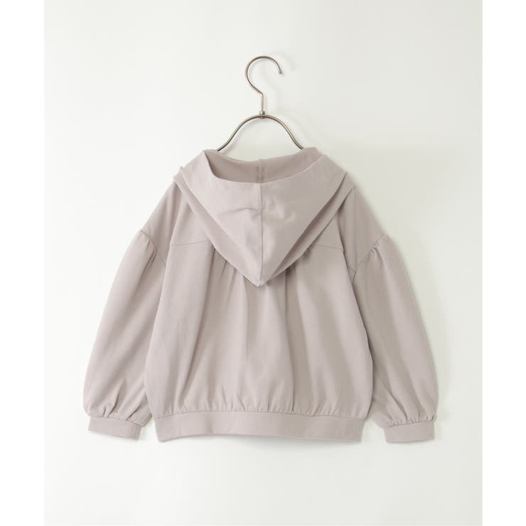 【親子コーデ】コットンUSA鹿の子ジップパーカー（120~160cm） | ikka  | 詳細画像2 