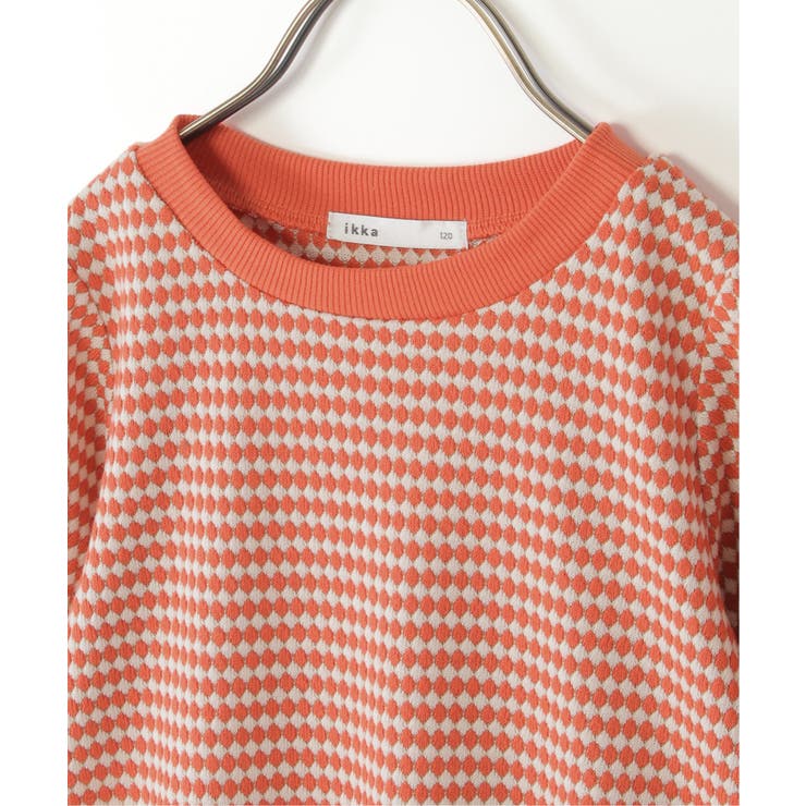 【親子コーデ】ハニカムジャガードプルオーバー（120~160cm） | ikka  | 詳細画像5 