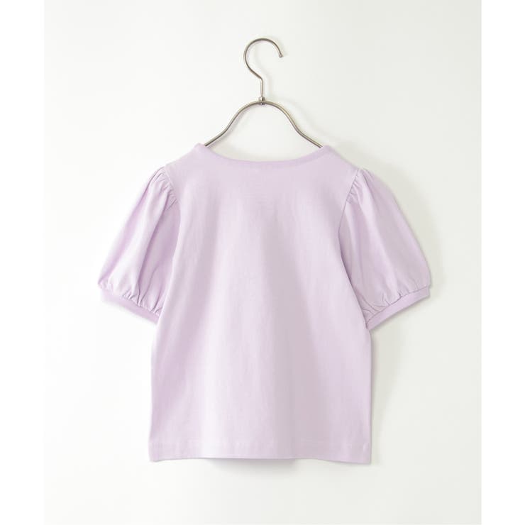 【親子コーデ】ボリュームパフ袖プリントT（120~160cm） | ikka  | 詳細画像2 