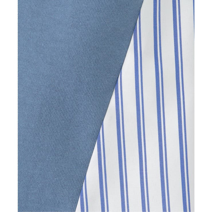 【親子コーデ】袖リボンストライプ切り替えTシャツ（120~160cm） | ikka  | 詳細画像8 