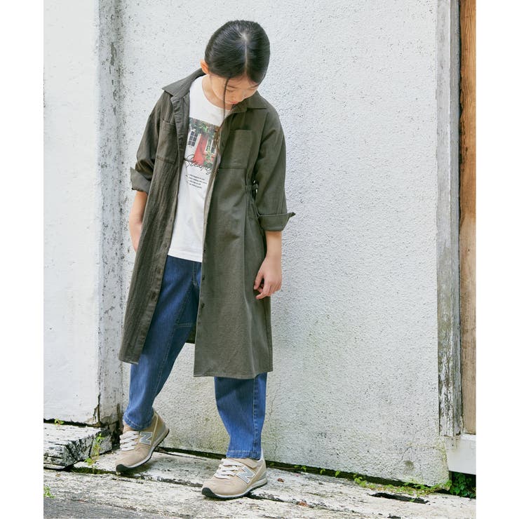【親子コーデ】フォトプリントロングTシャツ（120~160cm） | ikka  | 詳細画像8 