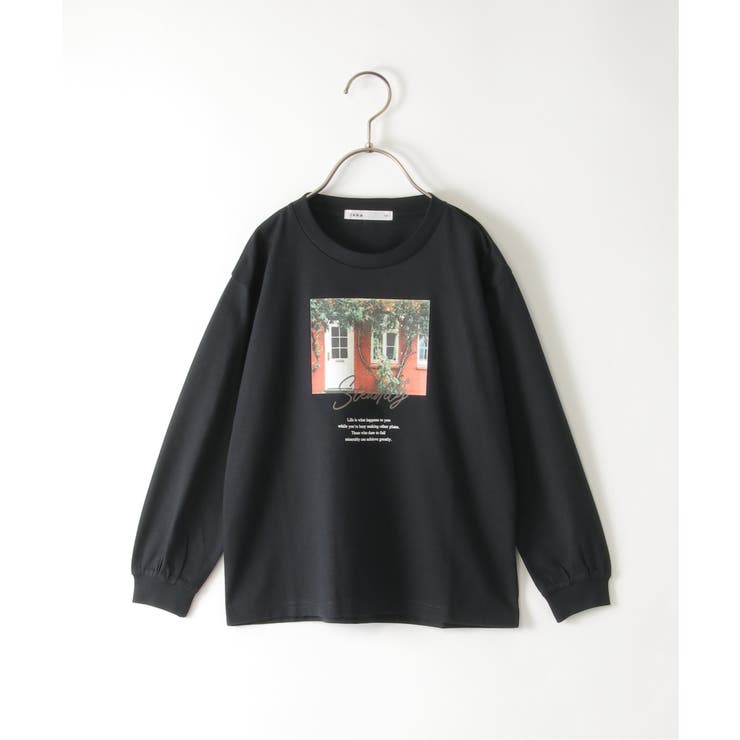 【親子コーデ】フォトプリントロングTシャツ（120~160cm） | ikka  | 詳細画像10 