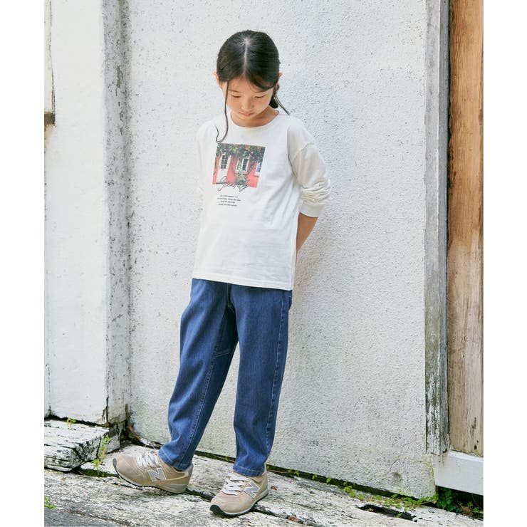 【親子コーデ】フォトプリントロングTシャツ（120~160cm） | ikka  | 詳細画像6 