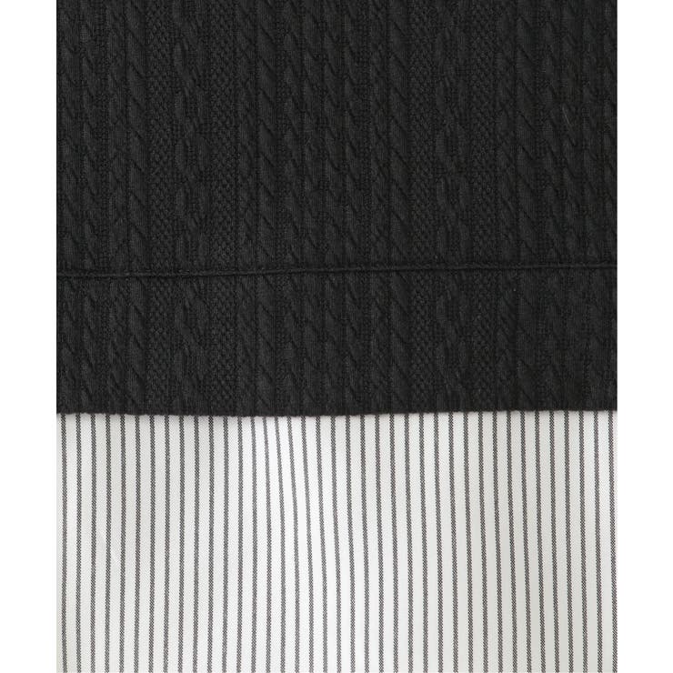 【親子コーデ】ケーブル柄レイヤードプルオーバー（120~160cm） | ikka  | 詳細画像14 