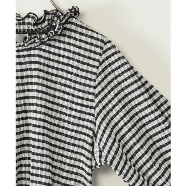 ブラウスライクチェック7分袖プルオーバー（120~160cm） | ikka  | 詳細画像10 