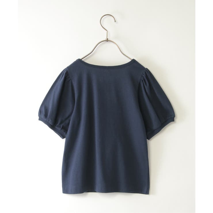 ボリュームパフ袖グラフィックTシャツ（120~160cm） | ikka  | 詳細画像2 