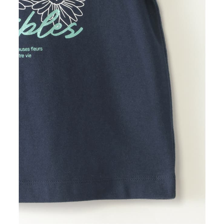 ボリュームパフ袖グラフィックTシャツ（120~160cm） | ikka  | 詳細画像4 