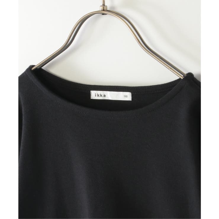【親子コーデ】7分袖キカレース切り替えTシャツ（120~160cm） | ikka  | 詳細画像17 