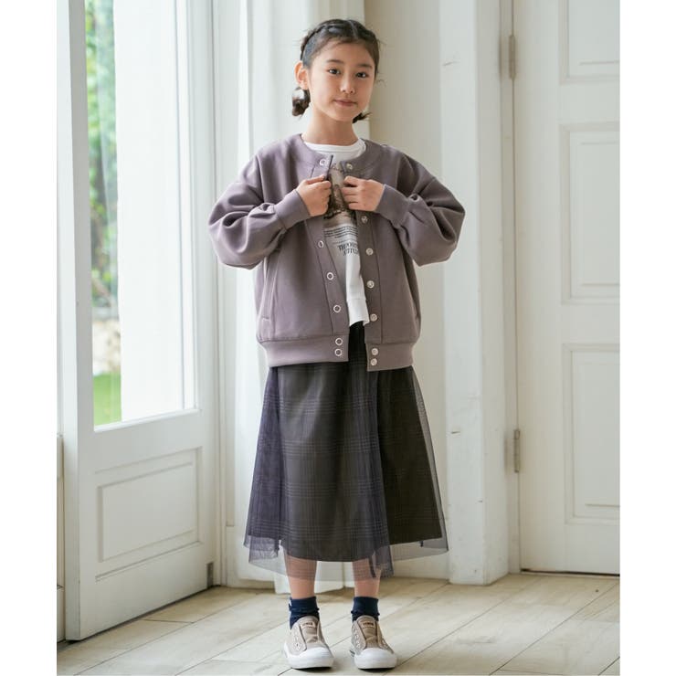 【洗濯機で洗える 親子コーデ】ダンボールドットボタンカーディガン（120~160… | ikka  | 詳細画像8 