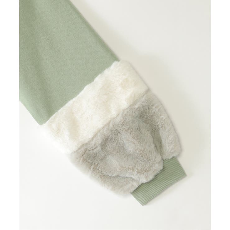 袖ファー刺繍ラインストーンプルオーバー（120~160cm） | ikka  | 詳細画像22 