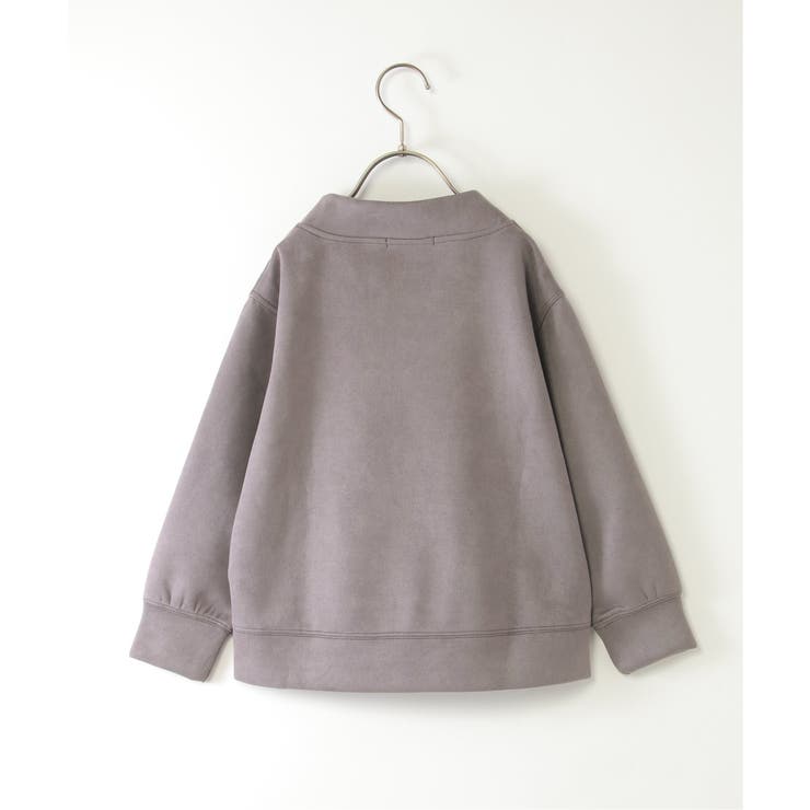 フェイクスエードサイドジップ使いプルオーバー（120~160cm） | ikka  | 詳細画像20 