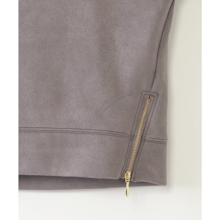 フェイクスエードサイドジップ使いプルオーバー（120~160cm） | ikka  | 詳細画像23 