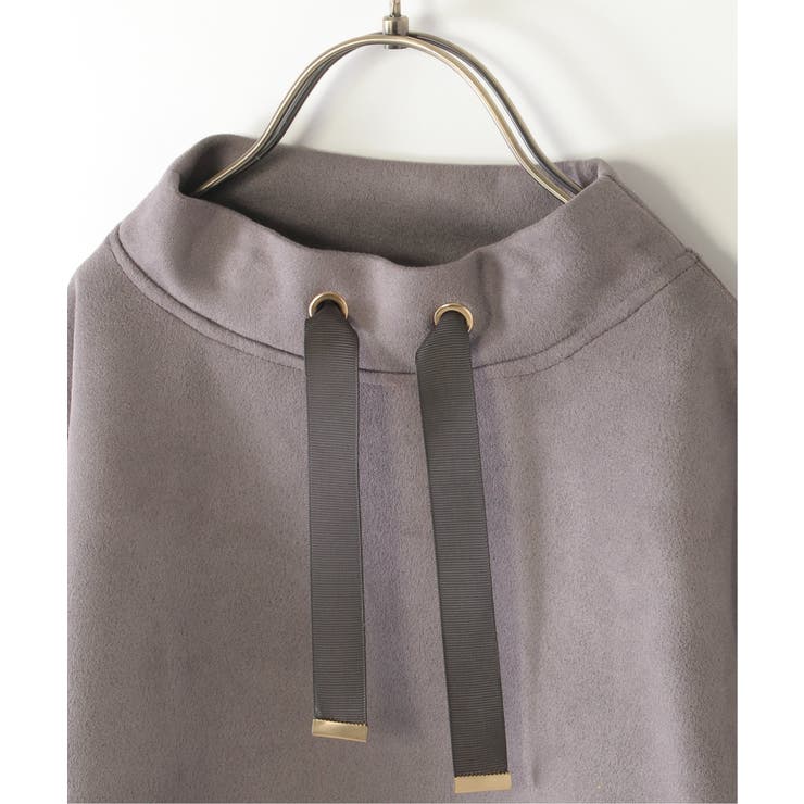 フェイクスエードサイドジップ使いプルオーバー（120~160cm） | ikka  | 詳細画像25 