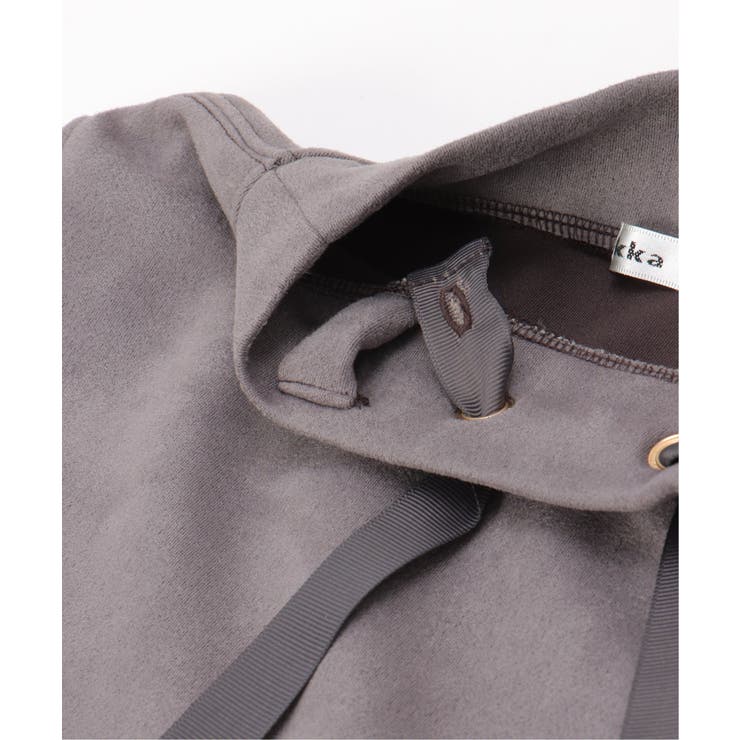 フェイクスエードサイドジップ使いプルオーバー（120~160cm） | ikka  | 詳細画像26 