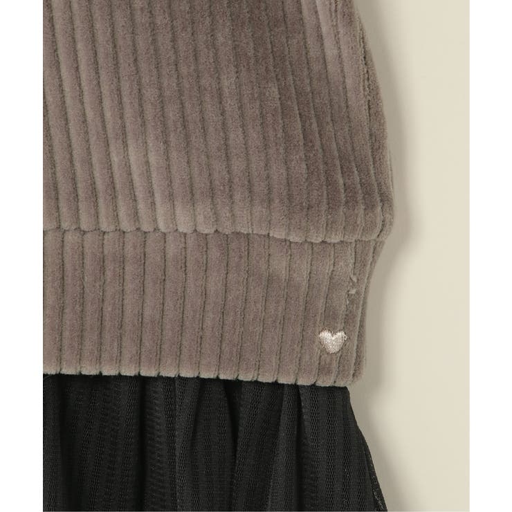 カットコール裾チュールプルオーバー | ikka  | 詳細画像8 