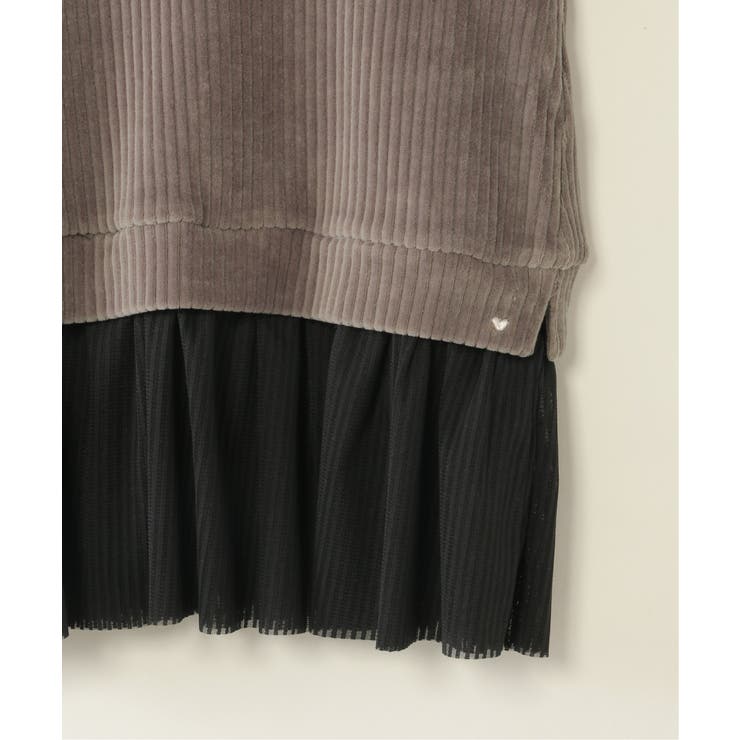 カットコール裾チュールプルオーバー | ikka  | 詳細画像5 