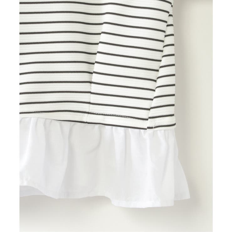 【親子コーデ】リップルタック裾フリルプルオーバー（120~160cm） | ikka  | 詳細画像5 