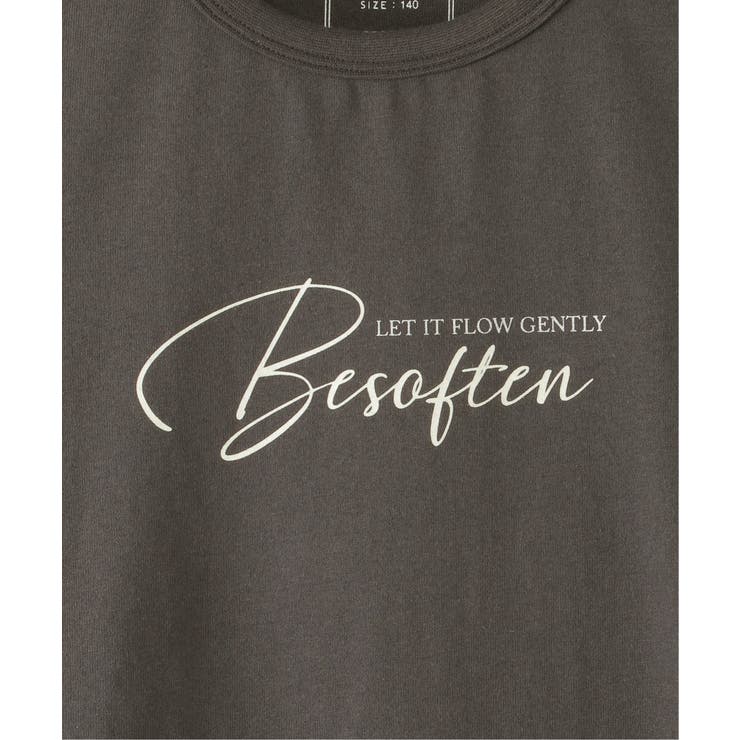 【親子コーデ】フォトロゴ脇レースアップ7分袖Tシャツ（120~160cm） | ikka  | 詳細画像13 