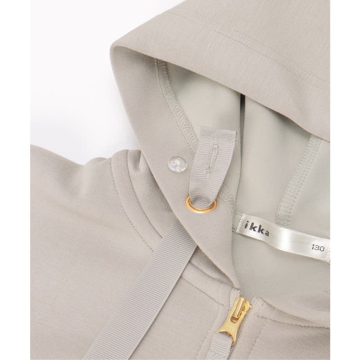 ダンボール裾レイヤージップパーカー（120~160cm） | ikka  | 詳細画像13 