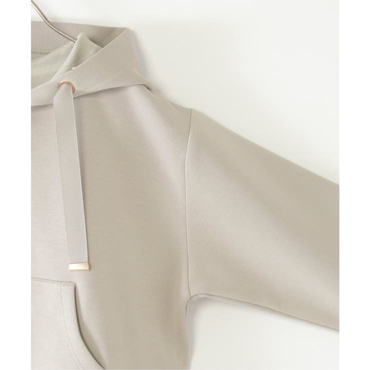 ダンボール裾レイヤージップパーカー（120~160cm） | ikka  | 詳細画像3 