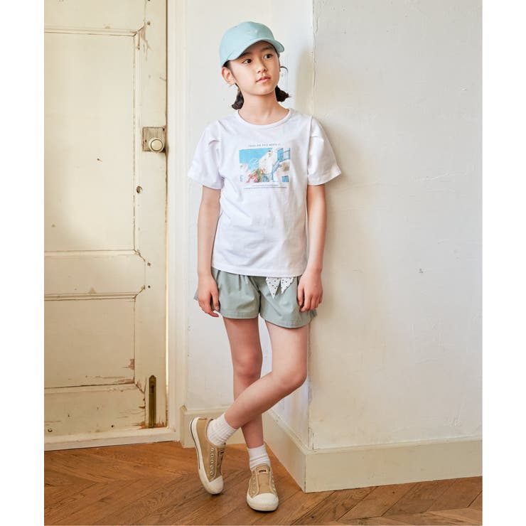 【親子コーデ】袖タック冷感プリントTシャツ（120~160cm） | ikka  | 詳細画像8 