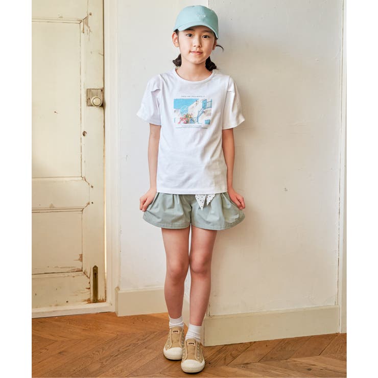 【親子コーデ】袖タック冷感プリントTシャツ（120~160cm） | ikka  | 詳細画像9 