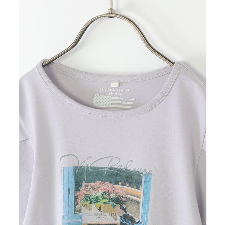 【親子コーデ】袖タック冷感プリントTシャツ（120~160cm） | ikka  | 詳細画像16 