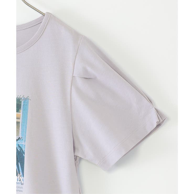 【親子コーデ】袖タック冷感プリントTシャツ（120~160cm） | ikka  | 詳細画像17 