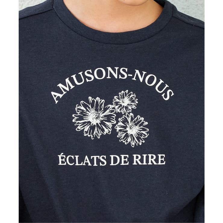 裾布帛フリル7分袖Tトレ（120~160cm） | ikka  | 詳細画像4 