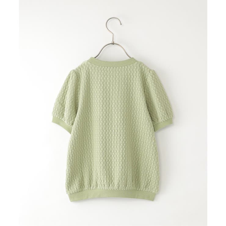 【親子コーデ】 ジャカードパフ袖プルオーバー (120cm~160cm) | ikka  | 詳細画像8 