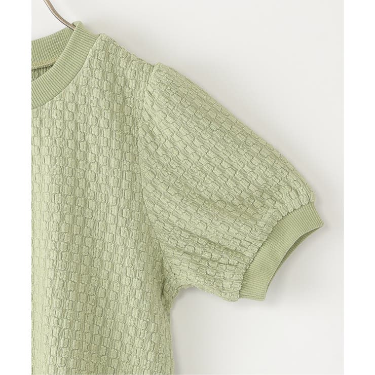 【親子コーデ】 ジャカードパフ袖プルオーバー (120cm~160cm) | ikka  | 詳細画像9 