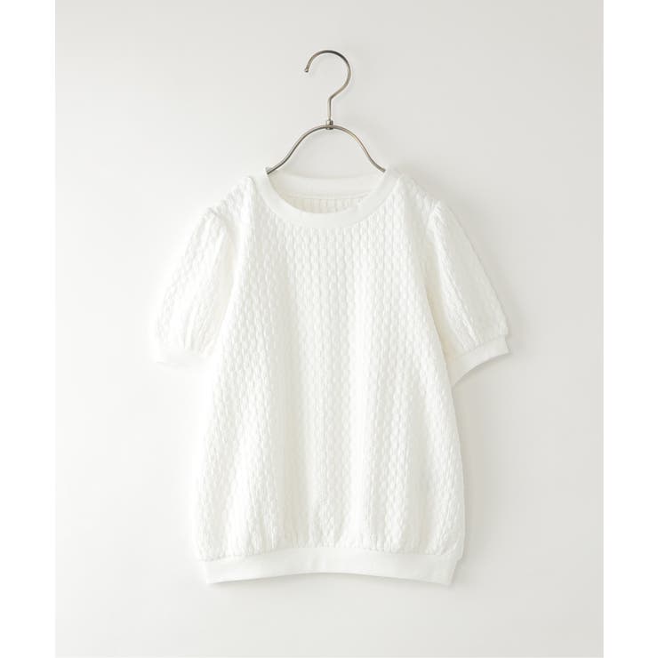 【親子コーデ】 ジャカードパフ袖プルオーバー (120cm~160cm) | ikka  | 詳細画像7 