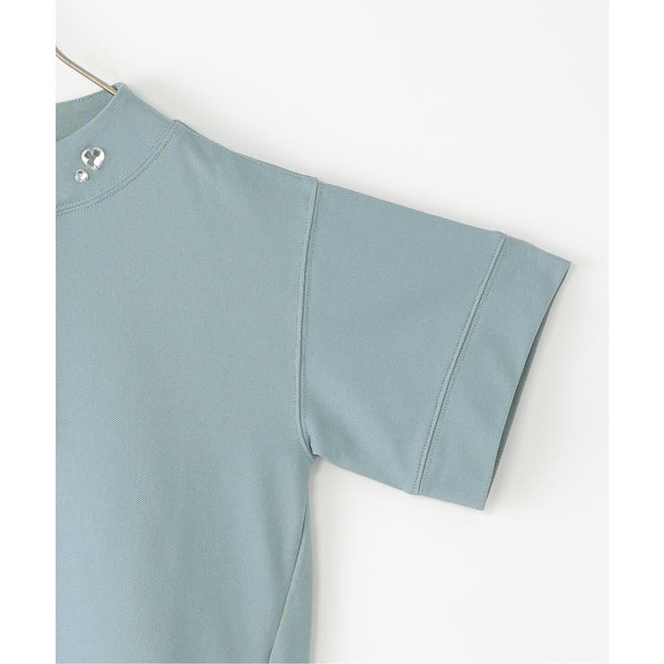 【親子コーデ】冷感鹿の子ビジュー付きスピンドルプルオーバー（120~160cm） | ikka  | 詳細画像3 