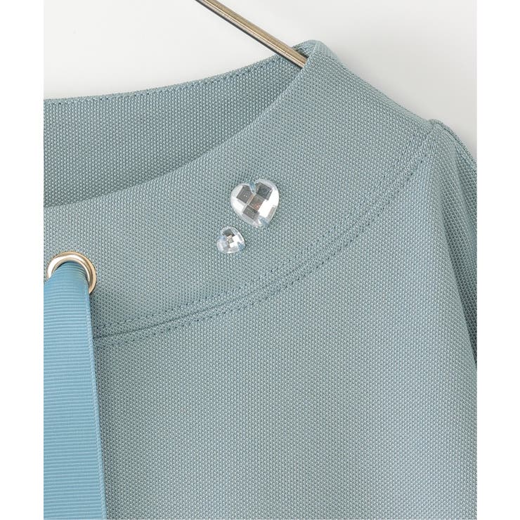 【親子コーデ】冷感鹿の子ビジュー付きスピンドルプルオーバー（120~160cm） | ikka  | 詳細画像6 