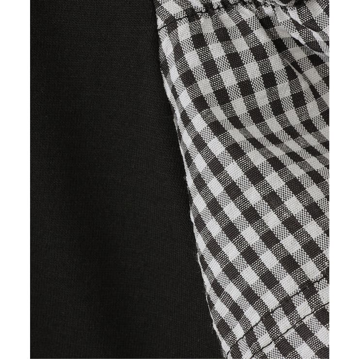 袖チェックロープロゴプリントTシャツ（120~160cm） | ikka  | 詳細画像8 