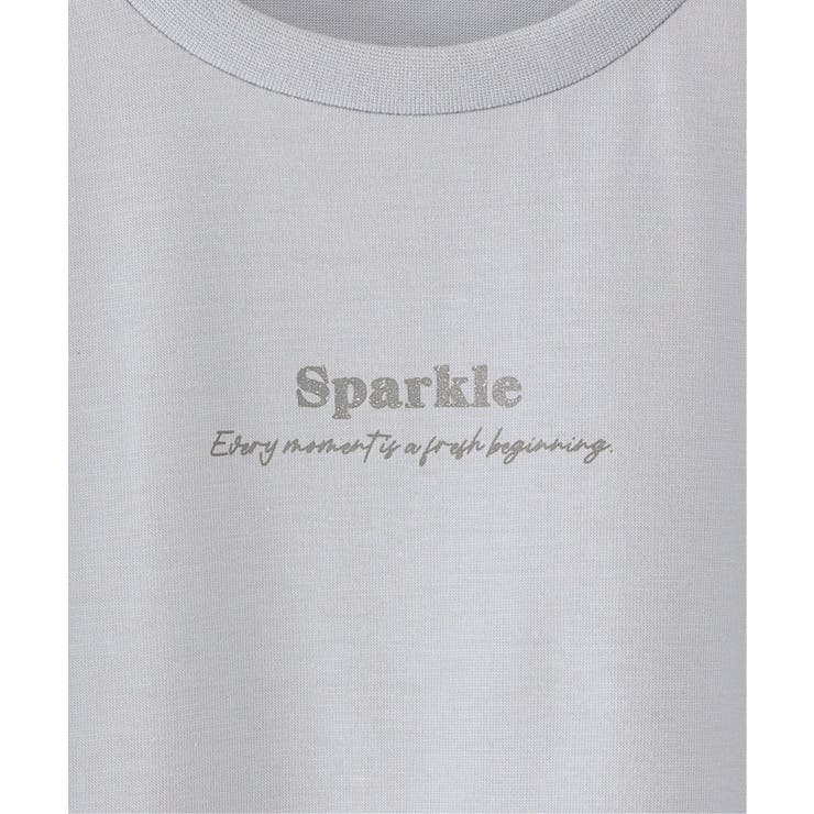 シアギンガムチェック7分袖ロゴTシャツ（120~160cm） | ikka  | 詳細画像10 