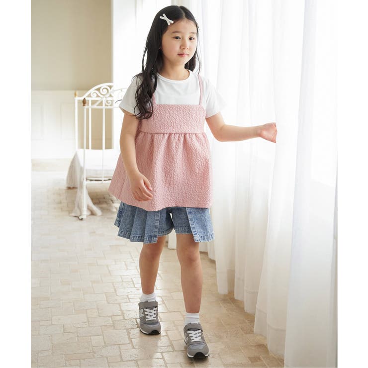 【WEB限定カラーあり】フクレジャガードキャミドッキングプルオーバー（120~1… | ikka  | 詳細画像4 