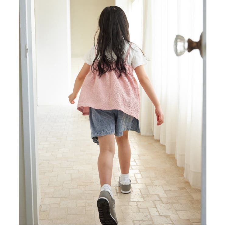 【WEB限定カラーあり】フクレジャガードキャミドッキングプルオーバー（120~1… | ikka  | 詳細画像5 