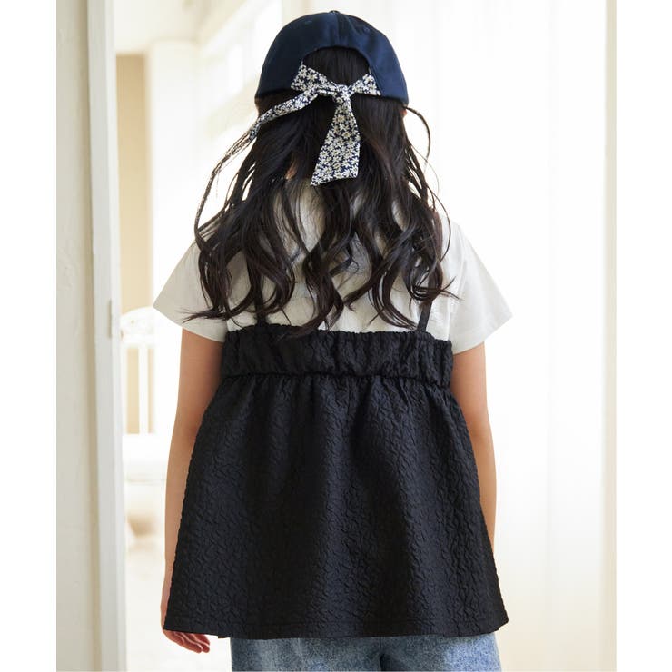 【WEB限定カラーあり】フクレジャガードキャミドッキングプルオーバー（120~1… | ikka  | 詳細画像10 