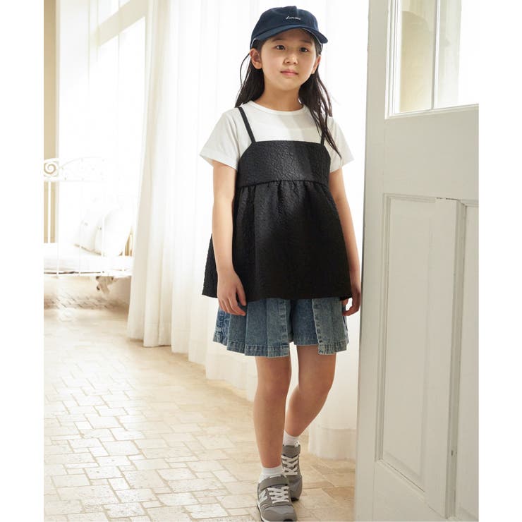 【WEB限定カラーあり】フクレジャガードキャミドッキングプルオーバー（120~1… | ikka  | 詳細画像12 