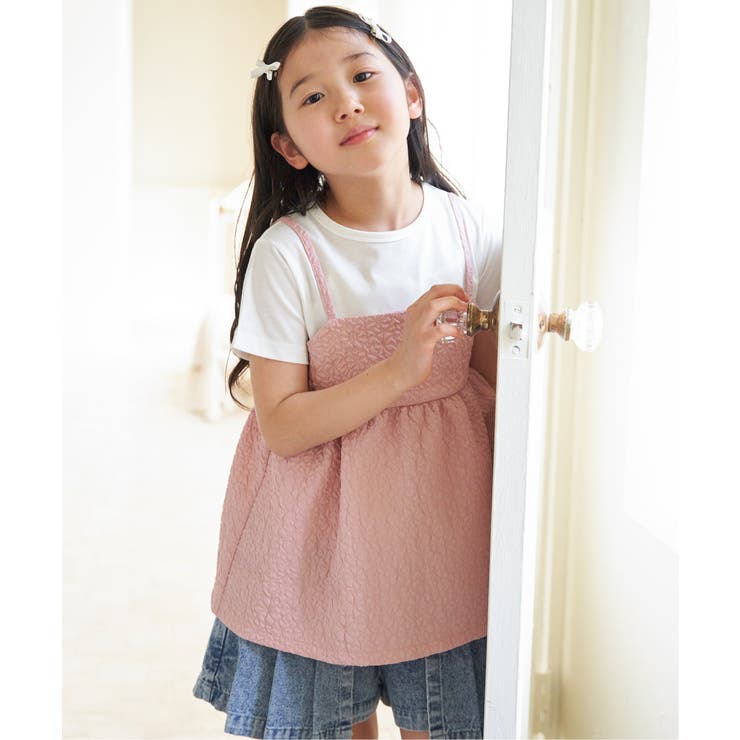 【WEB限定カラーあり】フクレジャガードキャミドッキングプルオーバー（120~1… | ikka  | 詳細画像2 