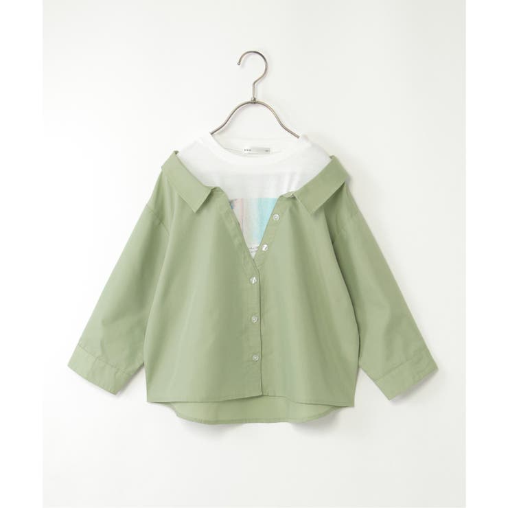 【親子コーデ】フォトTドッキングブラウス（120~160cm） | ikka  | 詳細画像8 